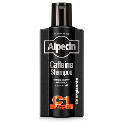 

Черный кофеиновый шампунь C1 для мужчин с новым ароматом 375 мл Alpecin