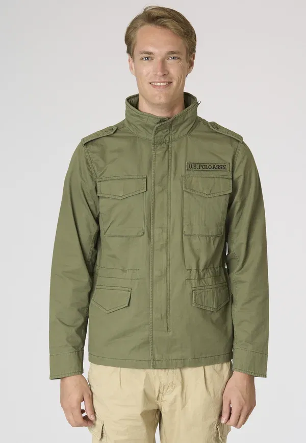 Куртка хлопковая Light jacket, U.S. Polo Assn., зеленый