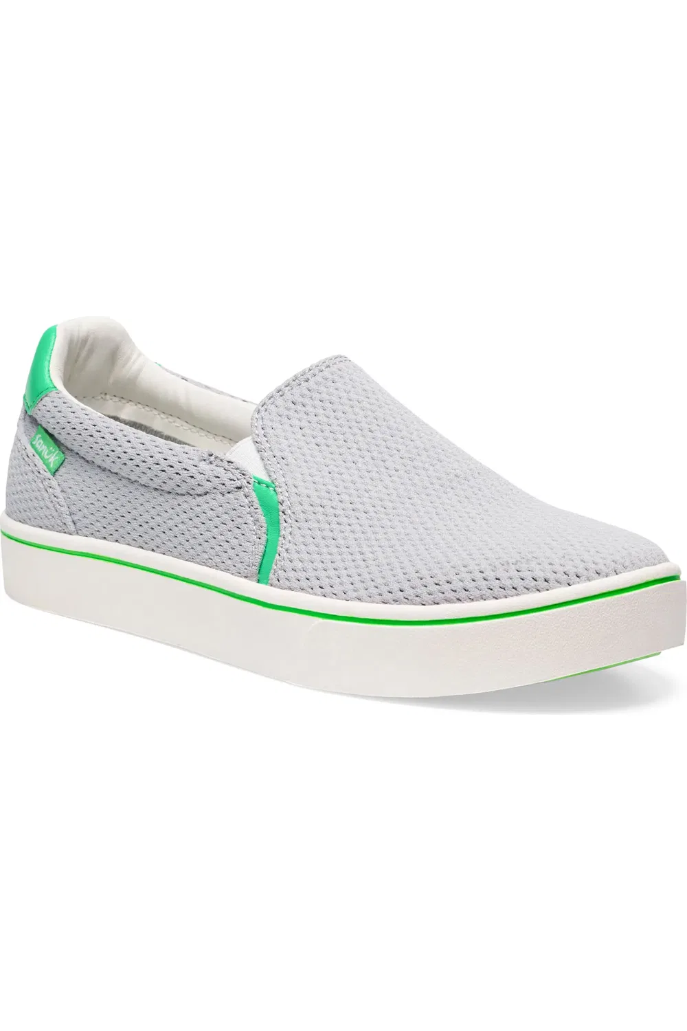 Детские кроссовки slip-on с йога-матой Sanuk Hava Snack, серый