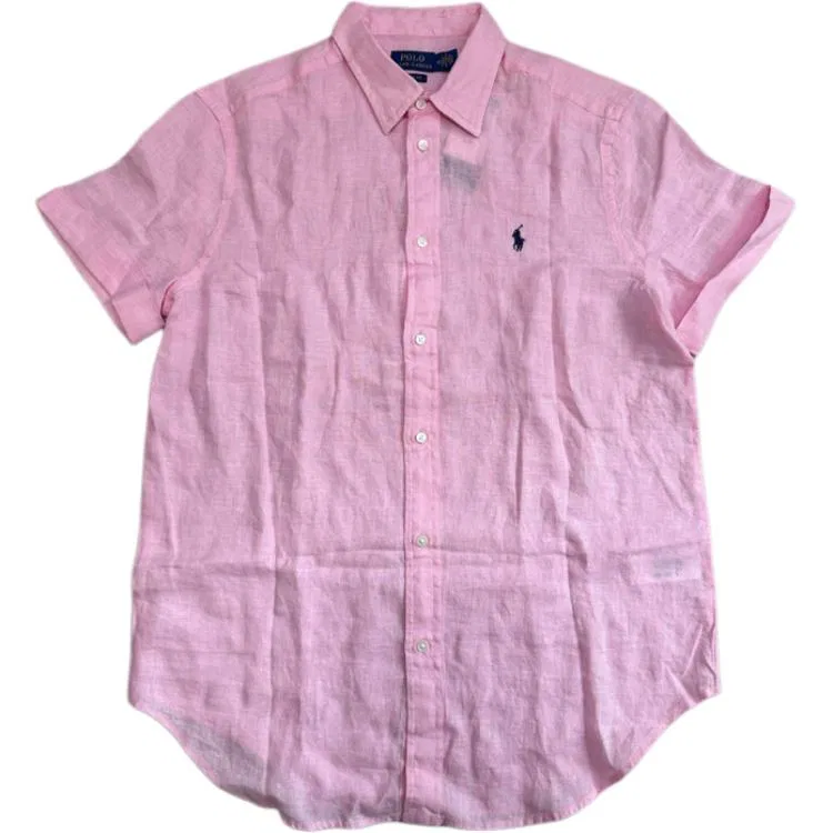 Женская рубашка с воротником Polo Ralph Lauren, Pink