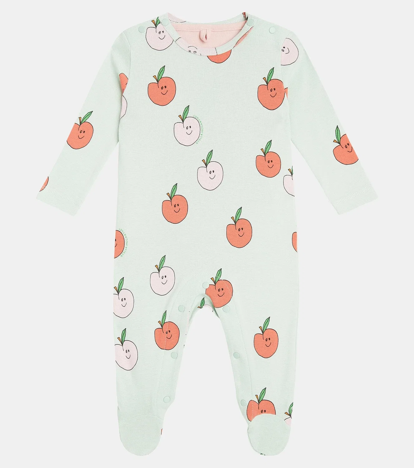 Комплект из комбинезона и боди из хлопкового джерси для малышей Stella Mccartney Kids, мультиколор — фото 2
