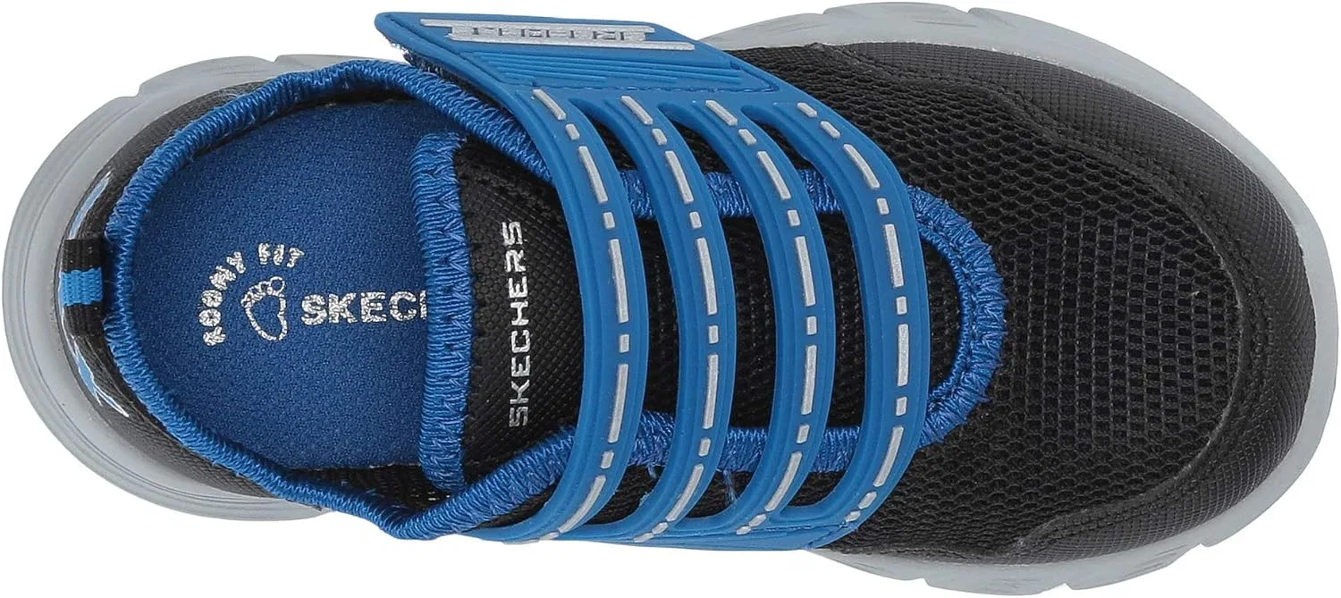 Детские кроссовки Comfy Flex Skechers, Black/Royal — фото 3