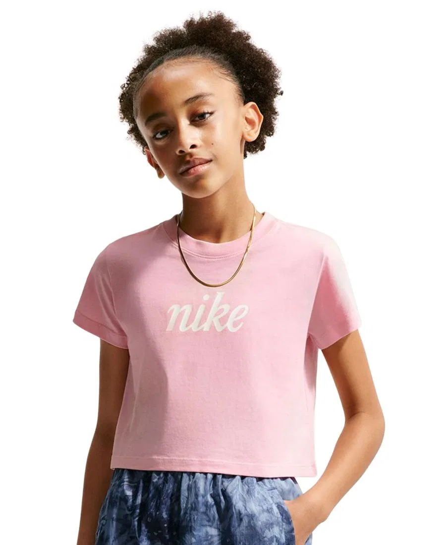 Футболка Nike Sportswear с укороченным низом, Med Soft Pink