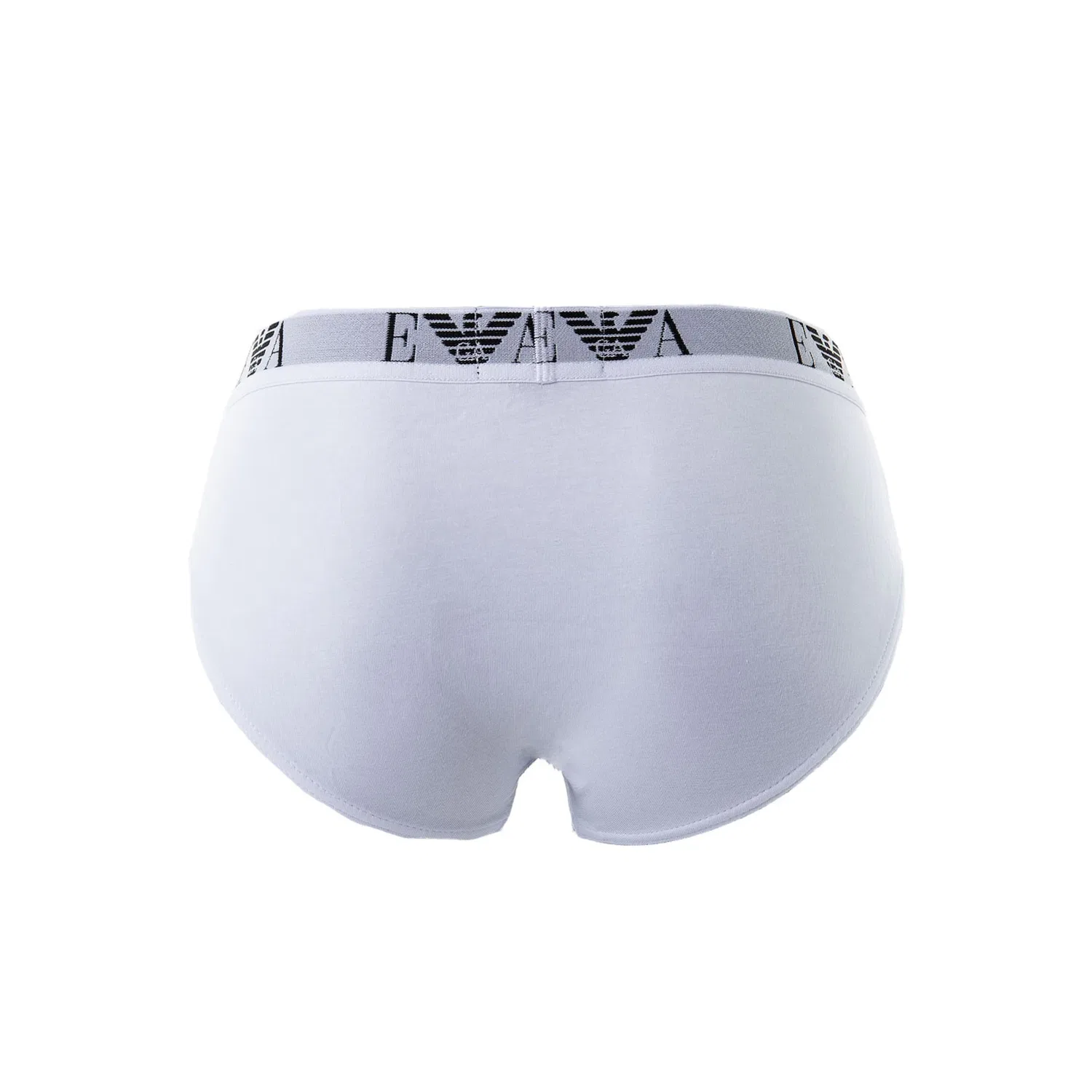 Мужские трусы-слипы из стрейч-хлопка Emporio Armani, White — фото 3