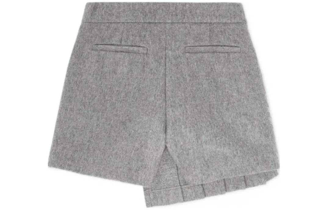 Детская юбка средней длины с коротким фасоном FENDI, Gray — фото 3