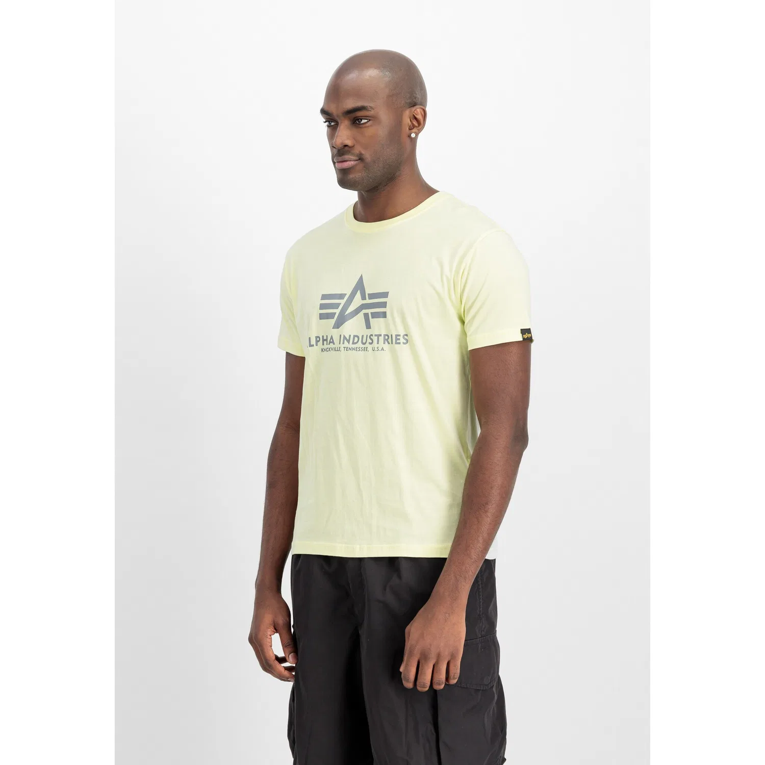 Детская футболка базовое Alpha Industries, Retro Yellow