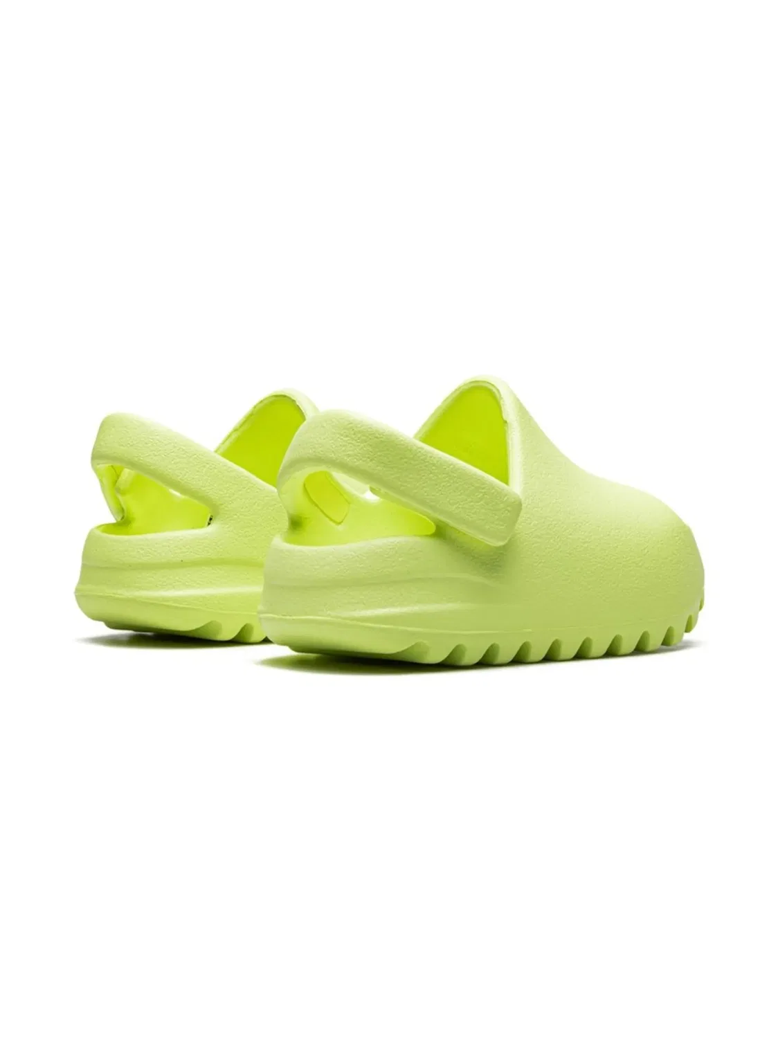 Adidas Слайды Yeezy "Glow Green" — фото 3