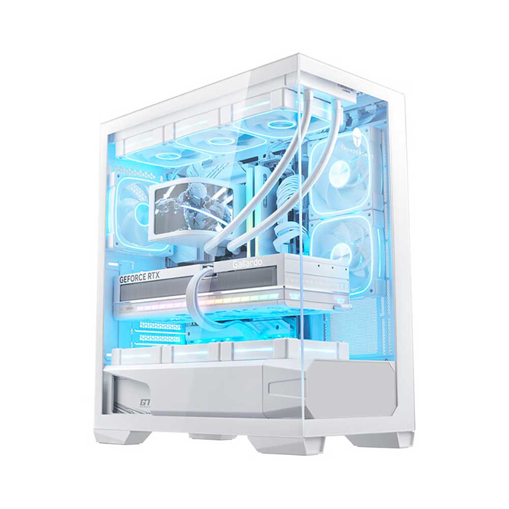

Корпус ThundeRobot Black Warrior, ATX, Mid Tower, белый