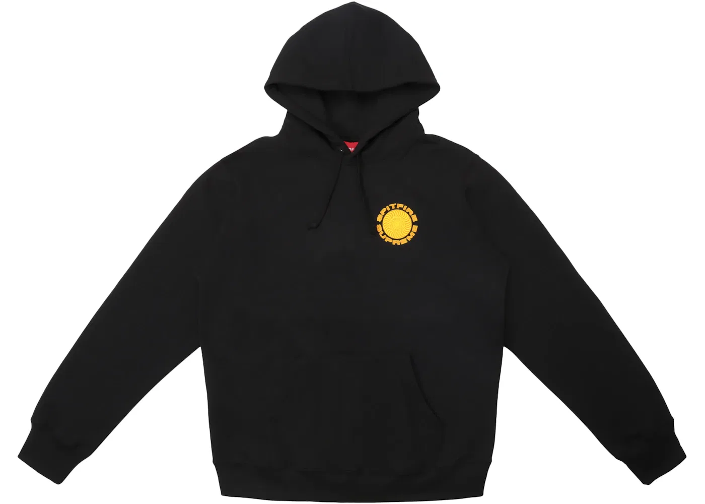 Мужская худи с принтом Supreme Spitfire Sweatshirt Supreme, Black