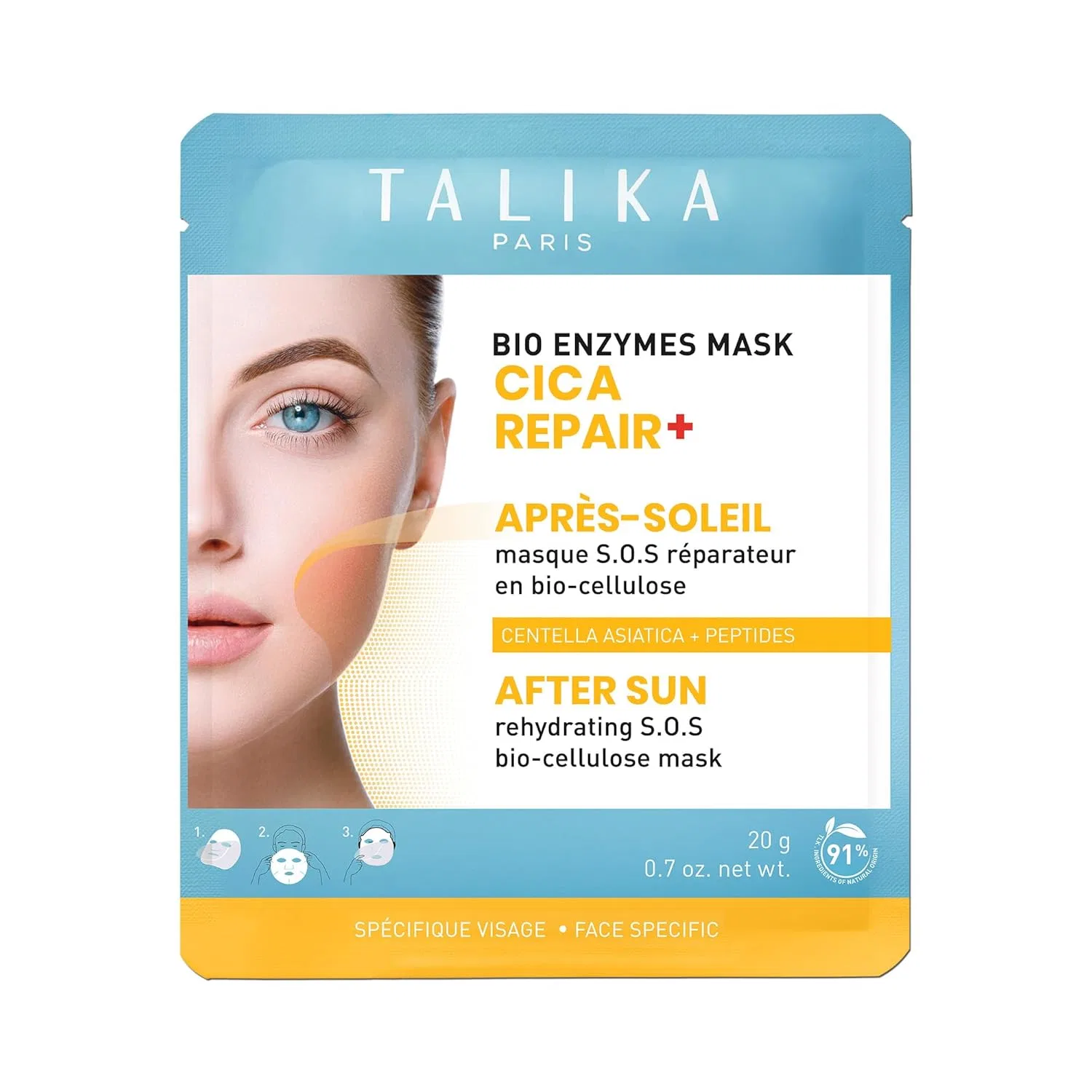 Биоэнзимная маска Talika Cica Repair после загара ‎Talika