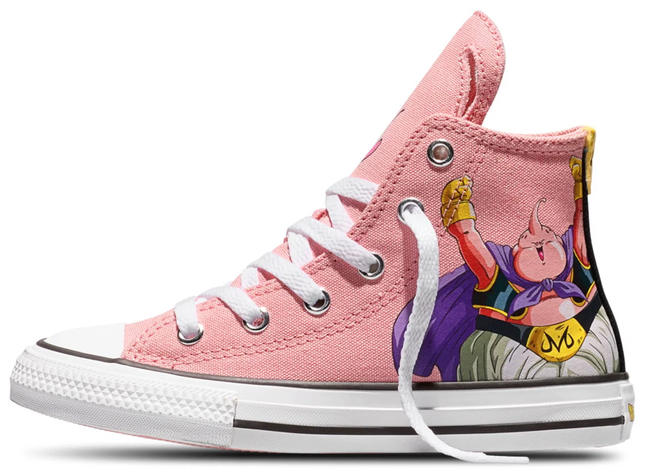 Детские кеды для мальчиков с высоким верхом Converse Chuck Taylor All Star, Cyber Yellow Quartz Pink Black — фото 3