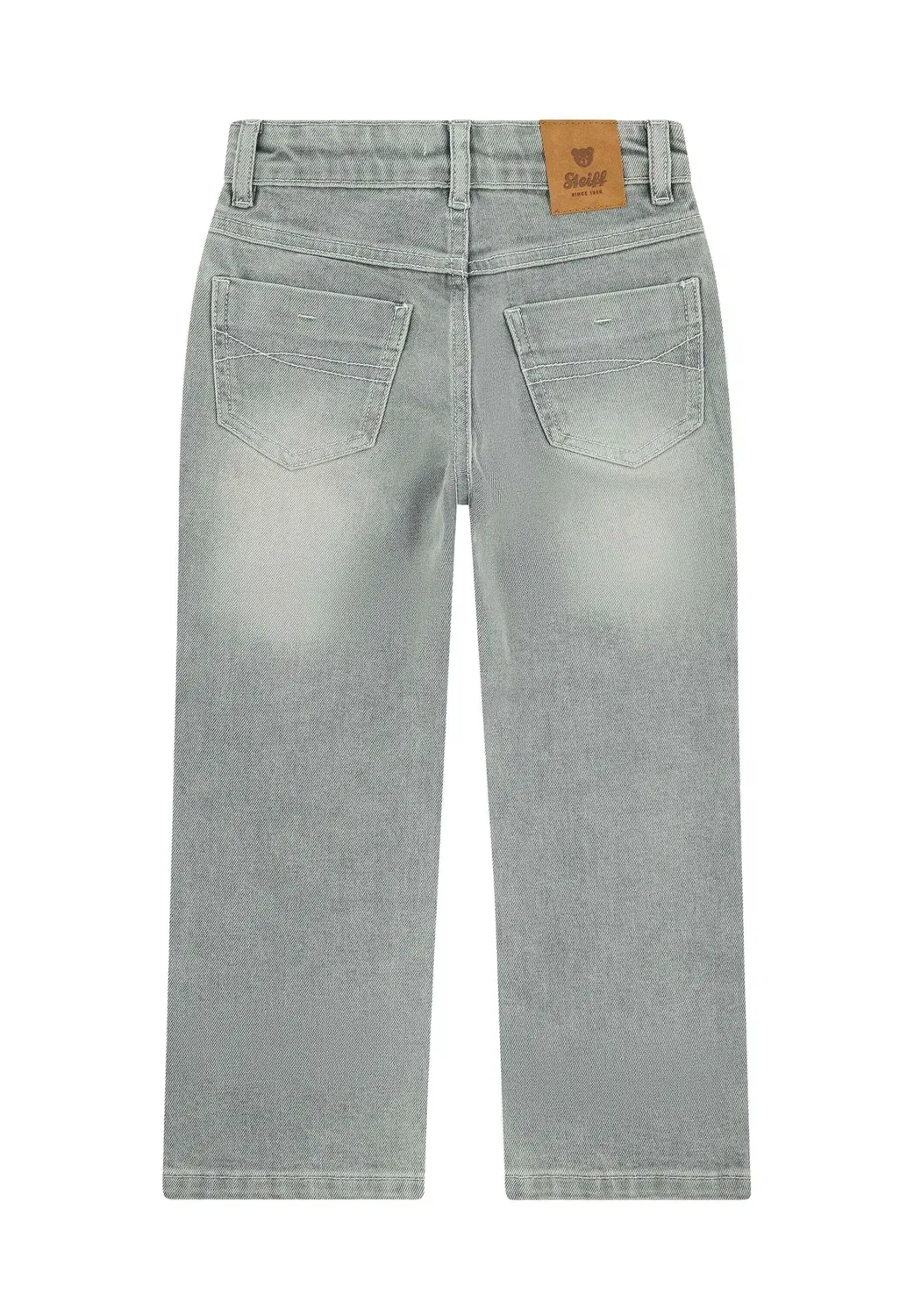Jeanshose off to the moon, verstellbarer bund - straight leg jeans Steiff, Drizzle Melange — фото 2