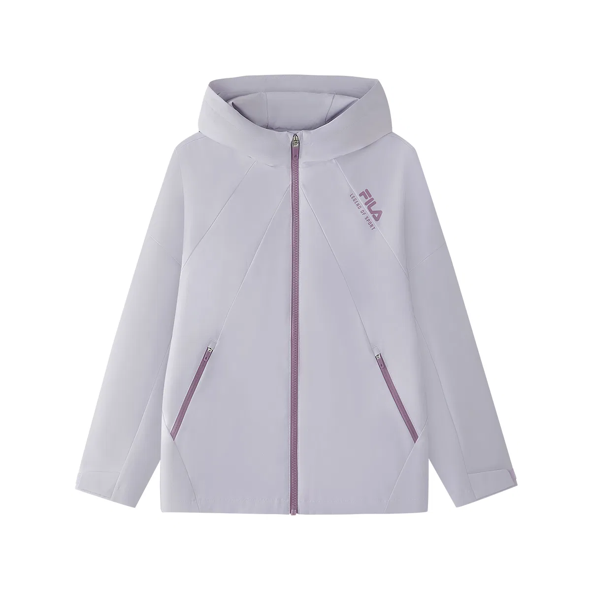 Детское худи с капюшоном Light Purple FILA KIDS