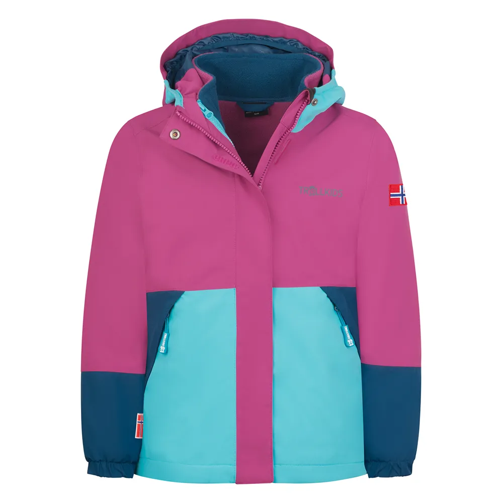 

Куртка Trollkids Kjerag, розовый