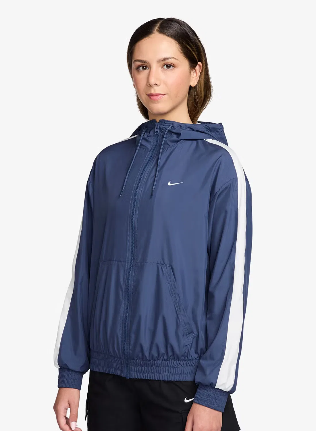 Куртка с капюшоном Nike NSW Essential UV Woven, темно-синий