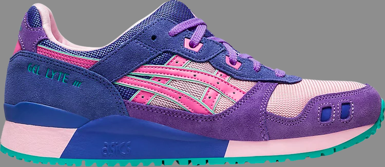 Кроссовки gel lyte 3 og 'cotton candy bubblegum' Asics, фиолетовый - фото