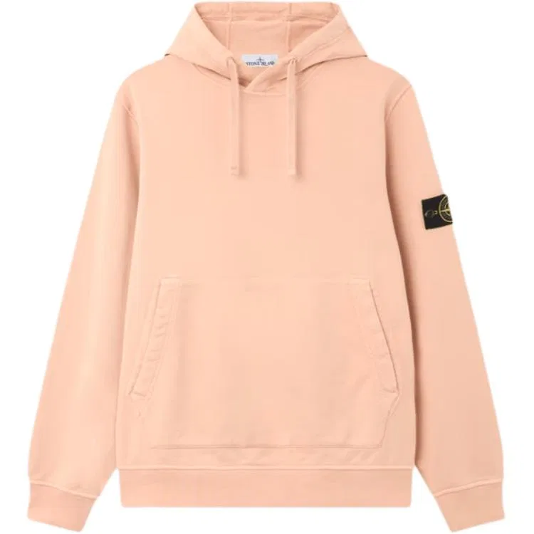 Худи на молнии с капюшоном Stone Island, Pink Gypsum