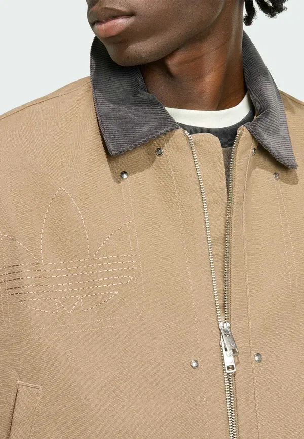 Летняя куртка P ss jkt Adidas Originals, хаки — фото 3
