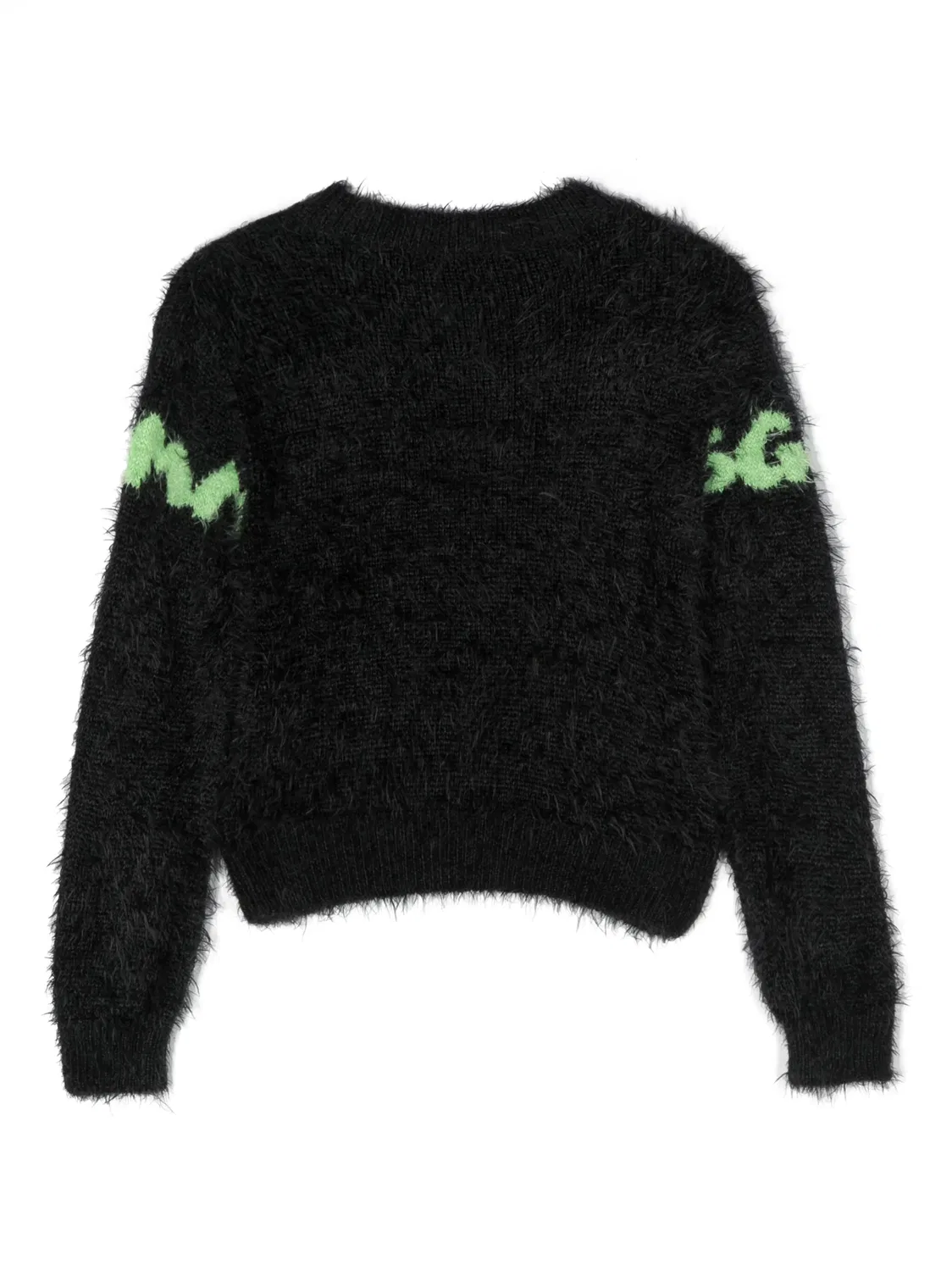 Связанная кофта с логотипом MSGM, черный — фото 3