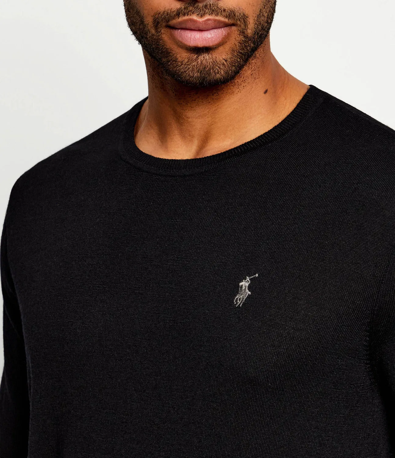 Свитер из шерсти Polo Ralph Lauren, черный — фото 4