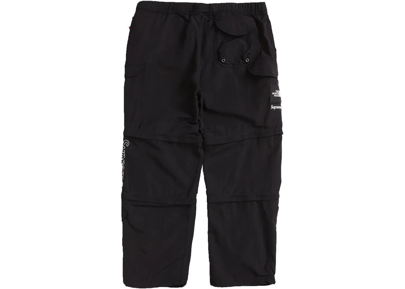 Мужские брюки-трансформеры с отстегивающимися штанинами Supreme The North Face, Black — фото 2