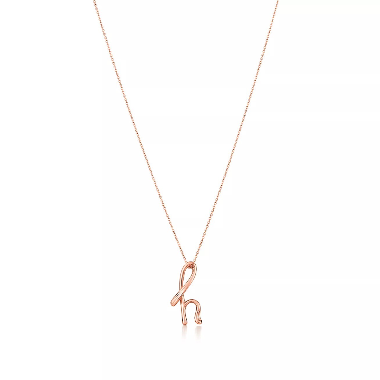 

Колье Tiffany & Co. Letter "H", розовое золото