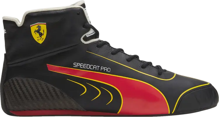 

Кроссовки Puma Scuderia Ferrari x Speedcat Pro CS Replica Black Rosso Corsa, черный