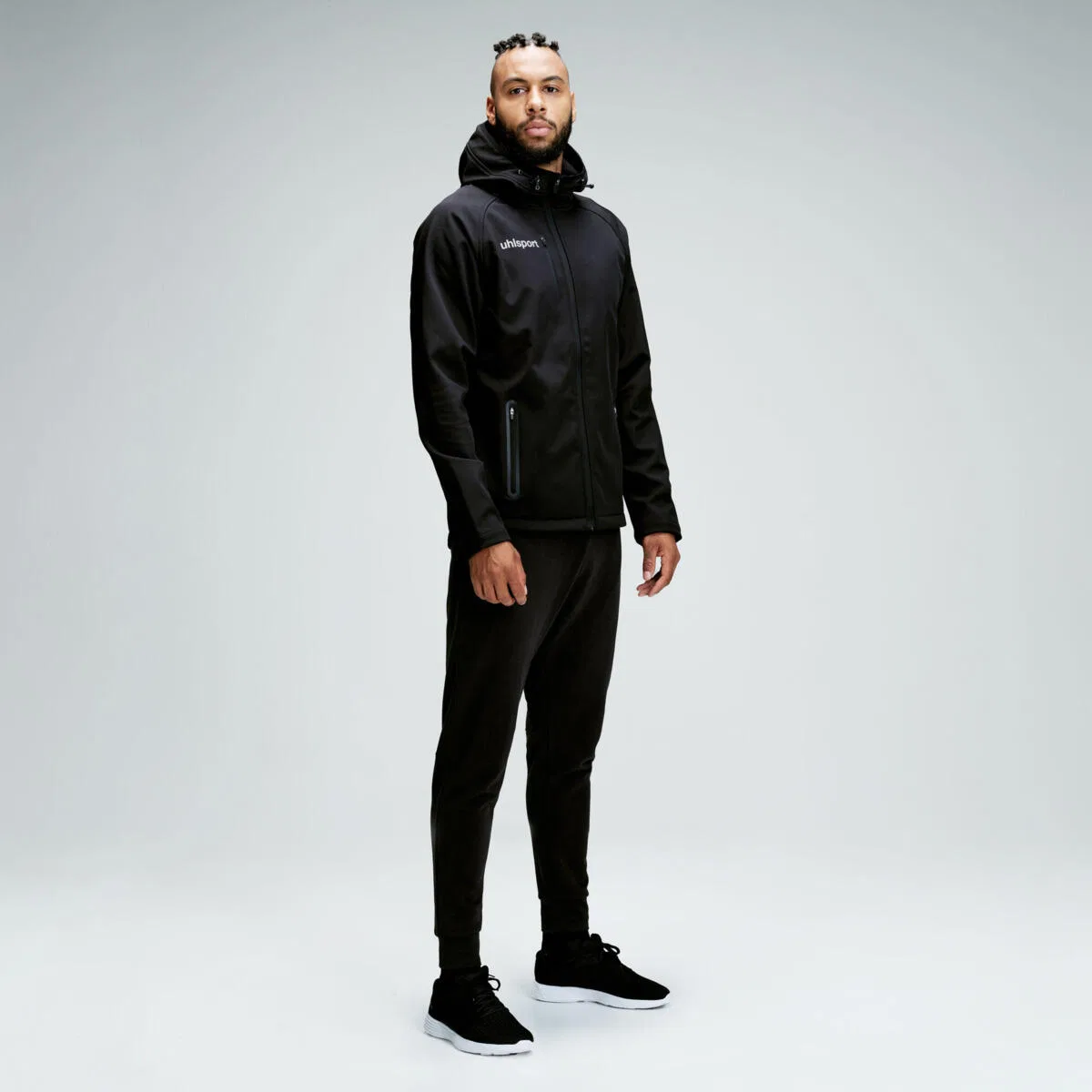 Детская куртка из флиса Uhlsport Essential, Черный — фото 3