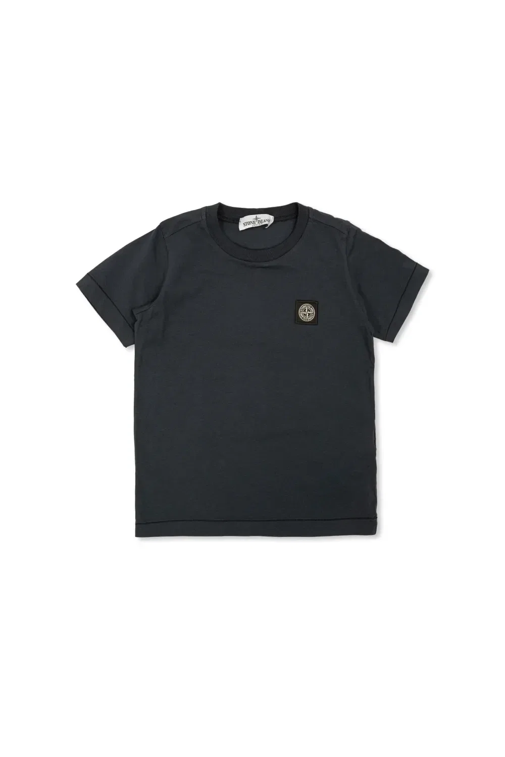 Футболка с логотипом-нашивкой Stone Island Junior, серый
