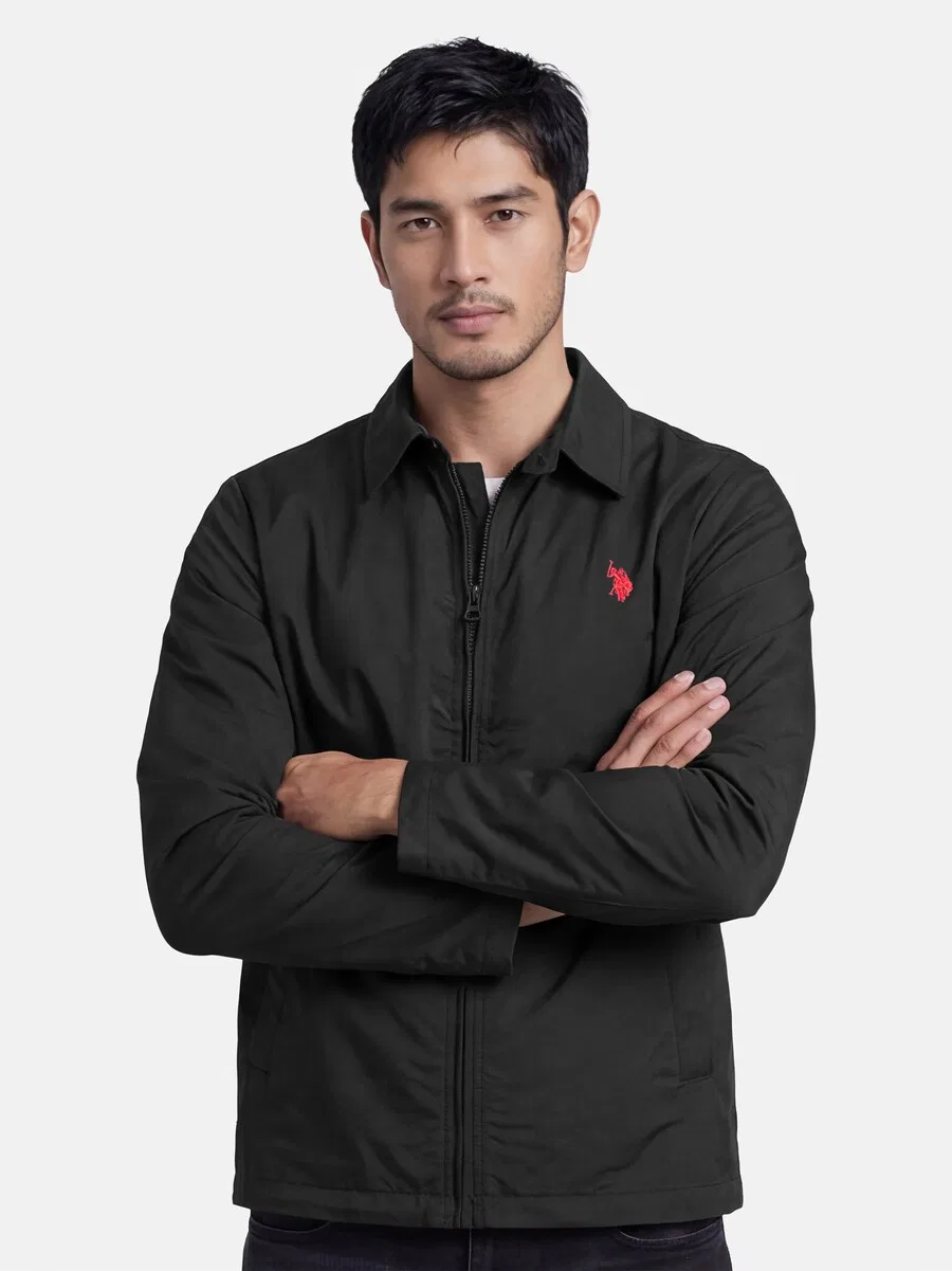 Куртка межсезонья U.S. POLO ASSN. черного цвета — фото 2