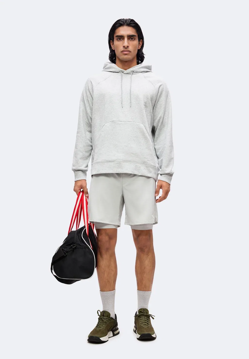 Чехол для насоса - худи Nike Performance, Light Smoke Grey — фото 2