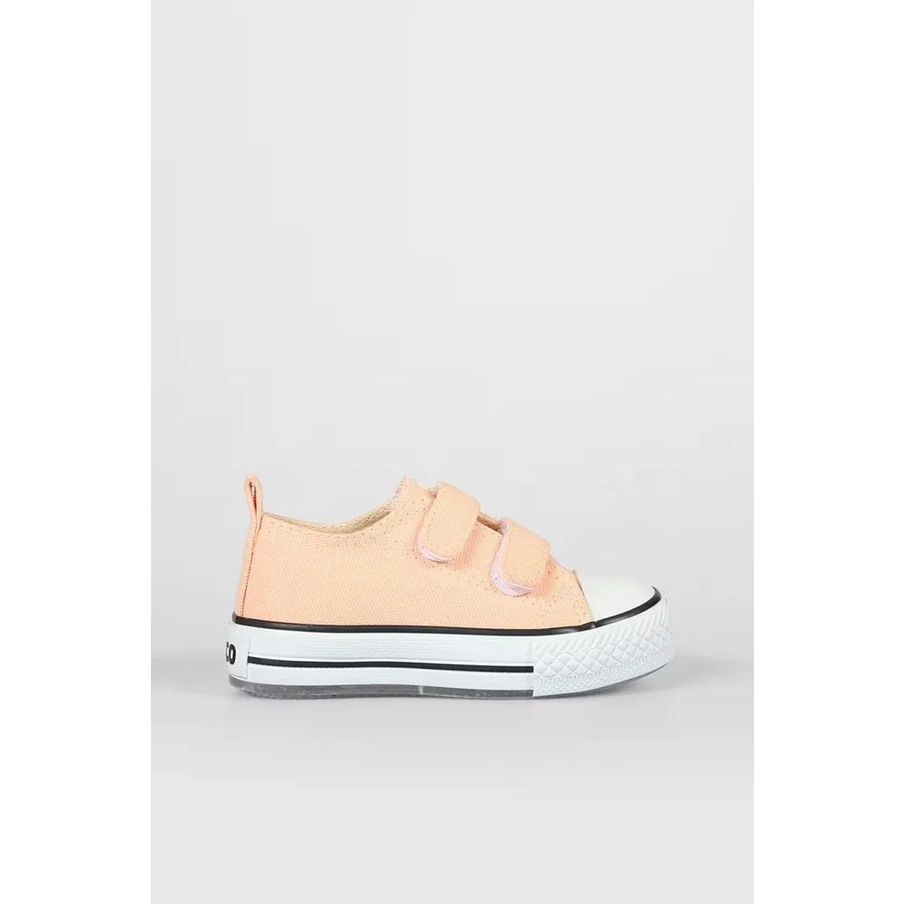 Детские кроссовки из льна с подсветкой на липучках, Unisex Vicco — фото 2