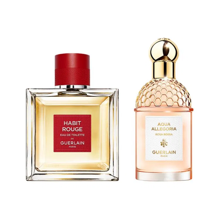 Набор парфюмерных наборов Full Hall Red Rose GUERLAIN, 100 мл + 75 мл, Red Rose