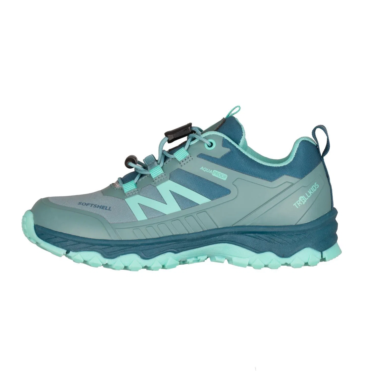 Детские водонепроницаемые ботинки Sirdal Hiker Low Trollkids, Aquamaringrun Turkisblau — фото 2