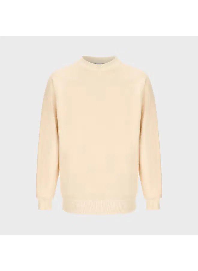 Худи свободного кроя с капюшоном, однотонное, Zara, белый — фото 2