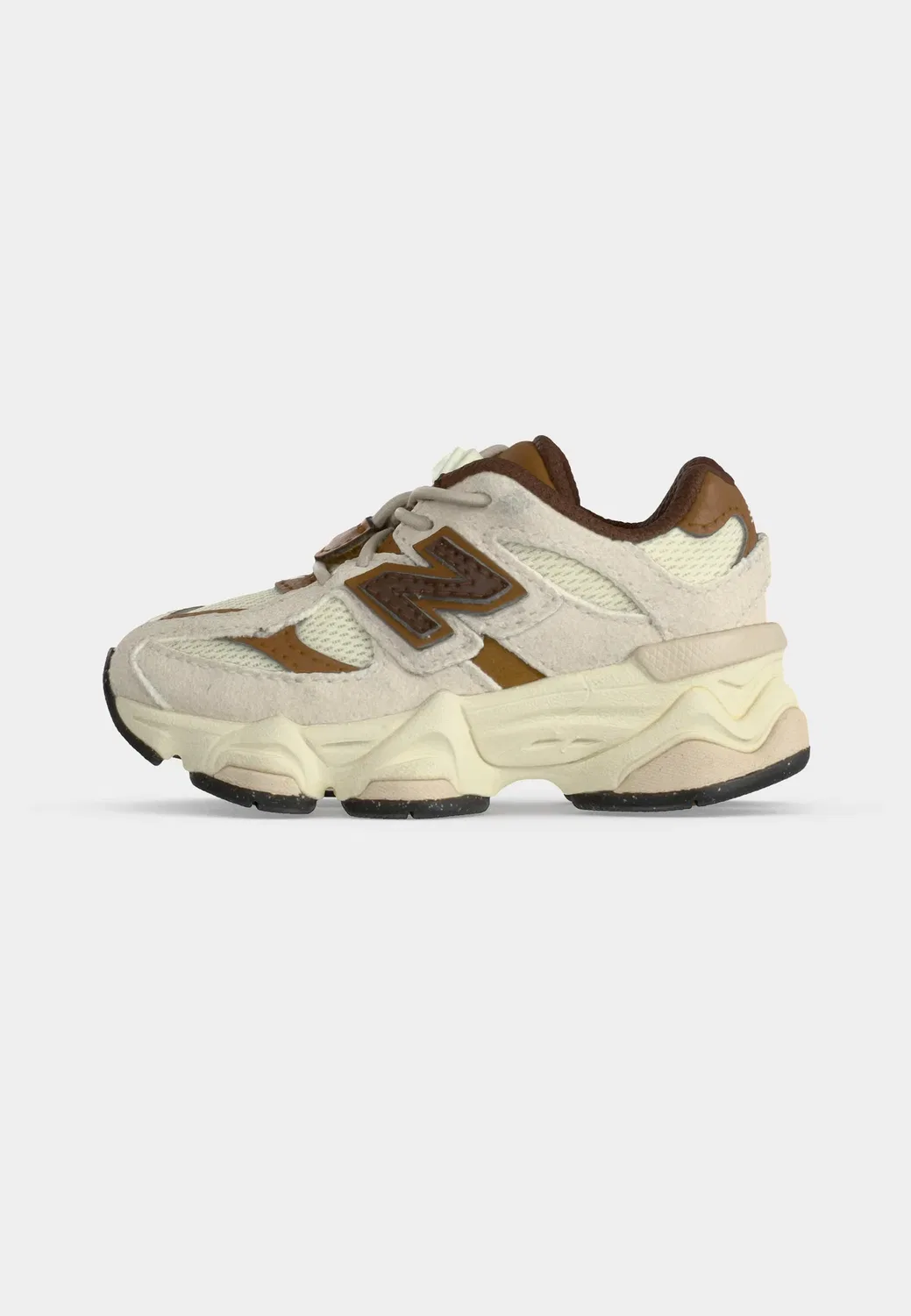 9060 унисекс - детская обувь New Balance, Breakfast Tea — фото 2