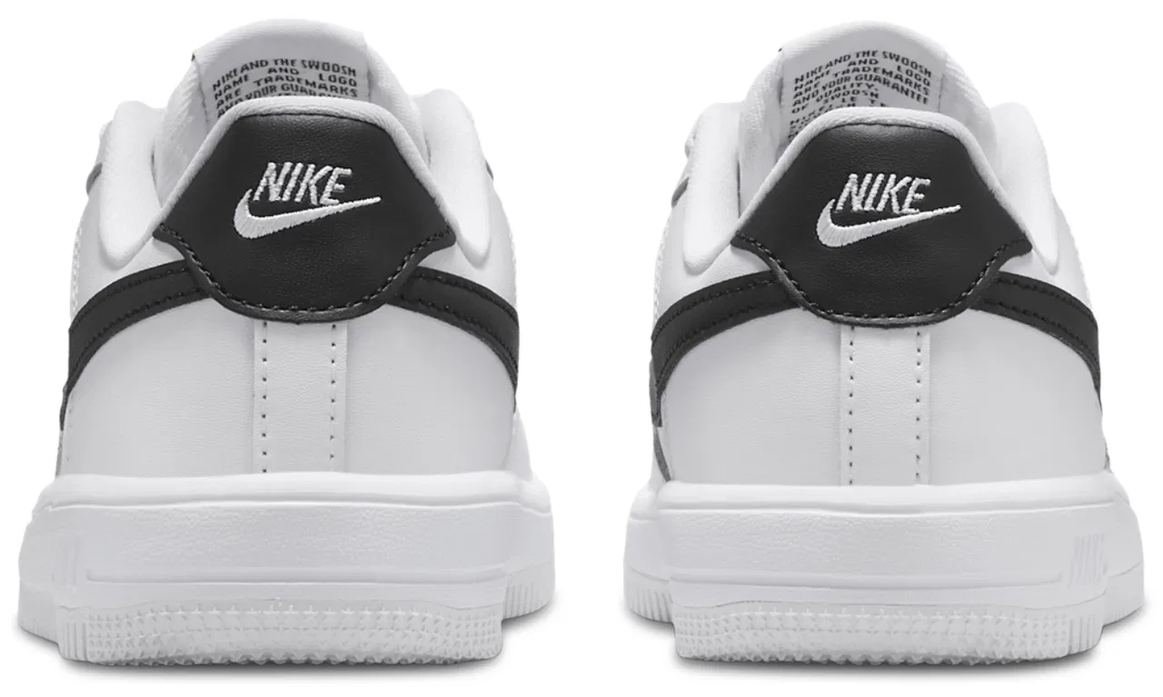 Кроссовки для девочек Air Force 1 Low Lace Nike, белый/черный — фото 3