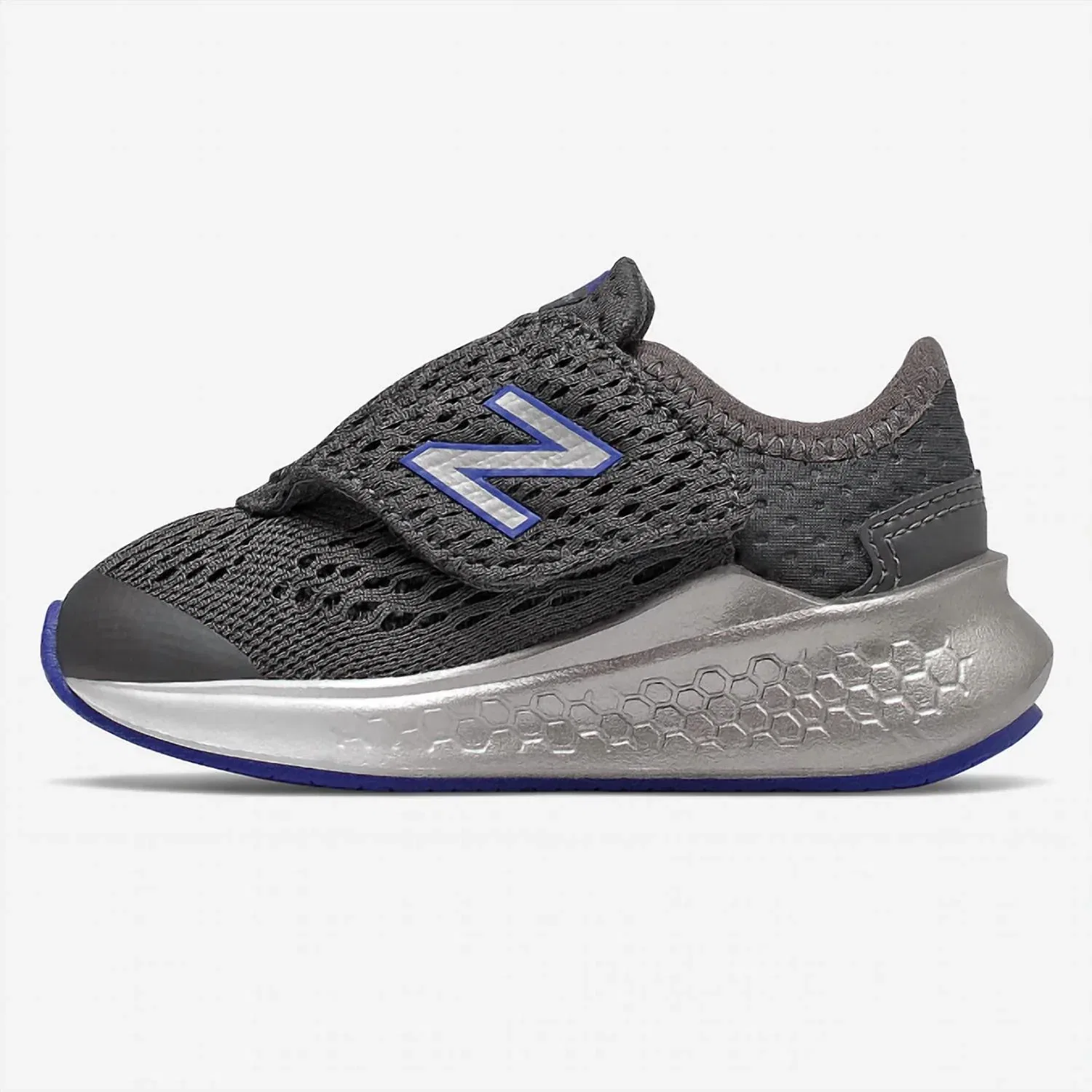 Детские кроссовки для мальчиков с амортизацией Fresh Foam New Balance, Magnet — фото 4