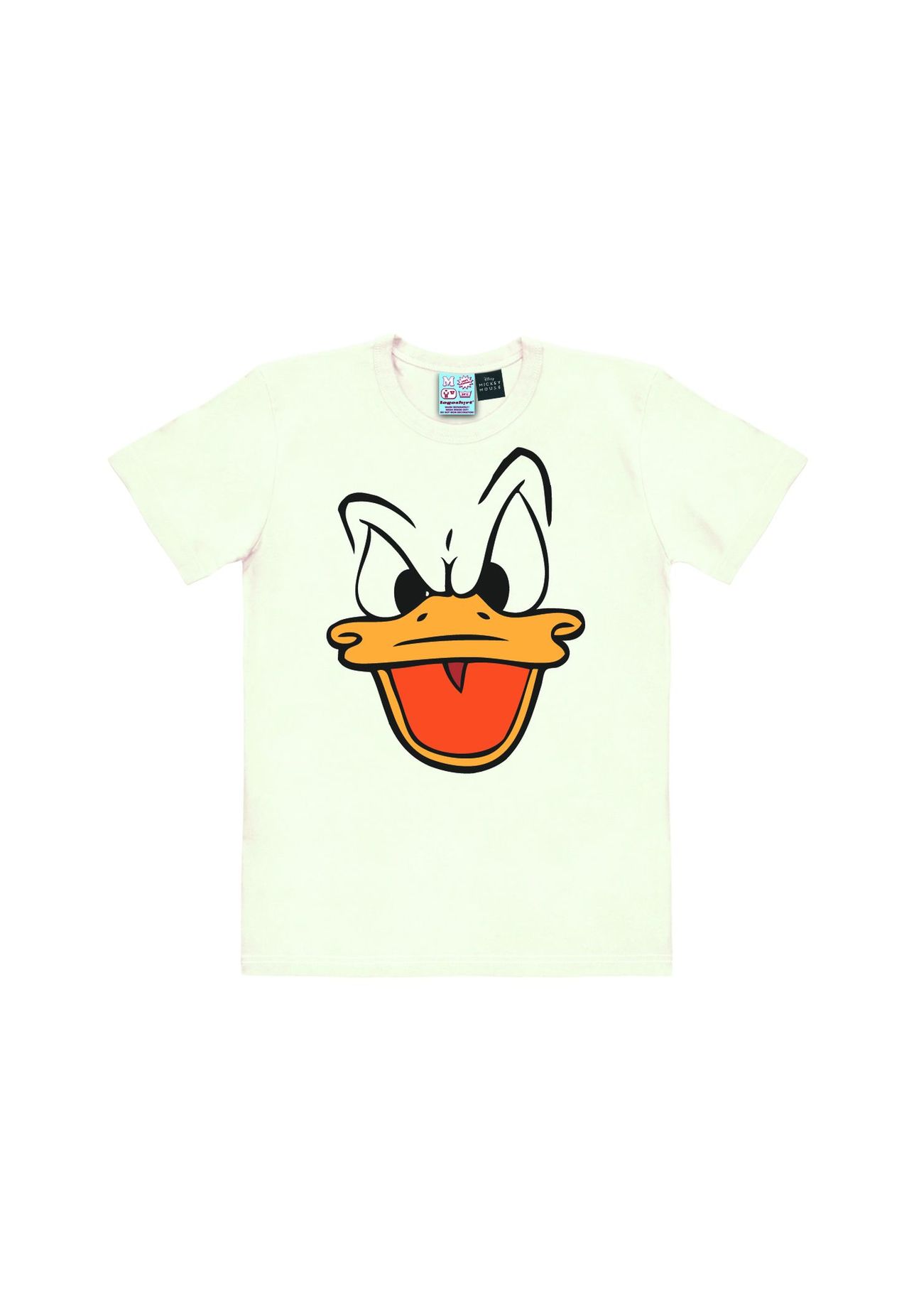 

Футболка Easyfit Disney — Дональд Дак — Лицо LOGOSHIRT, цвет Almost White