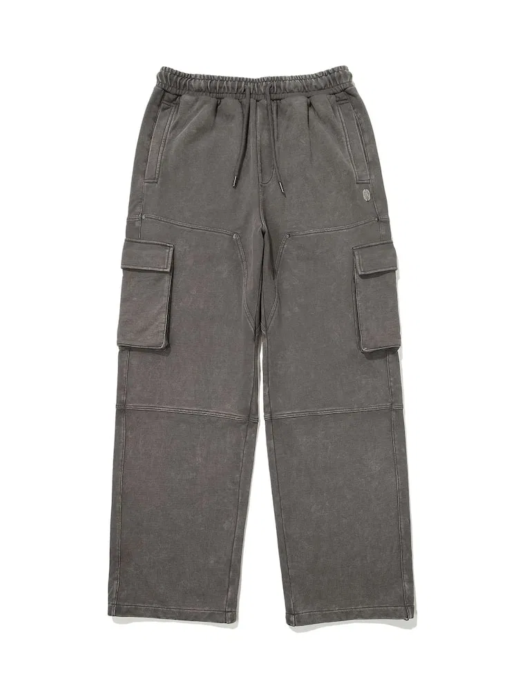 Широкие брюки Vintage Garment Wash Cargo SUPERDRY, Dark Grey