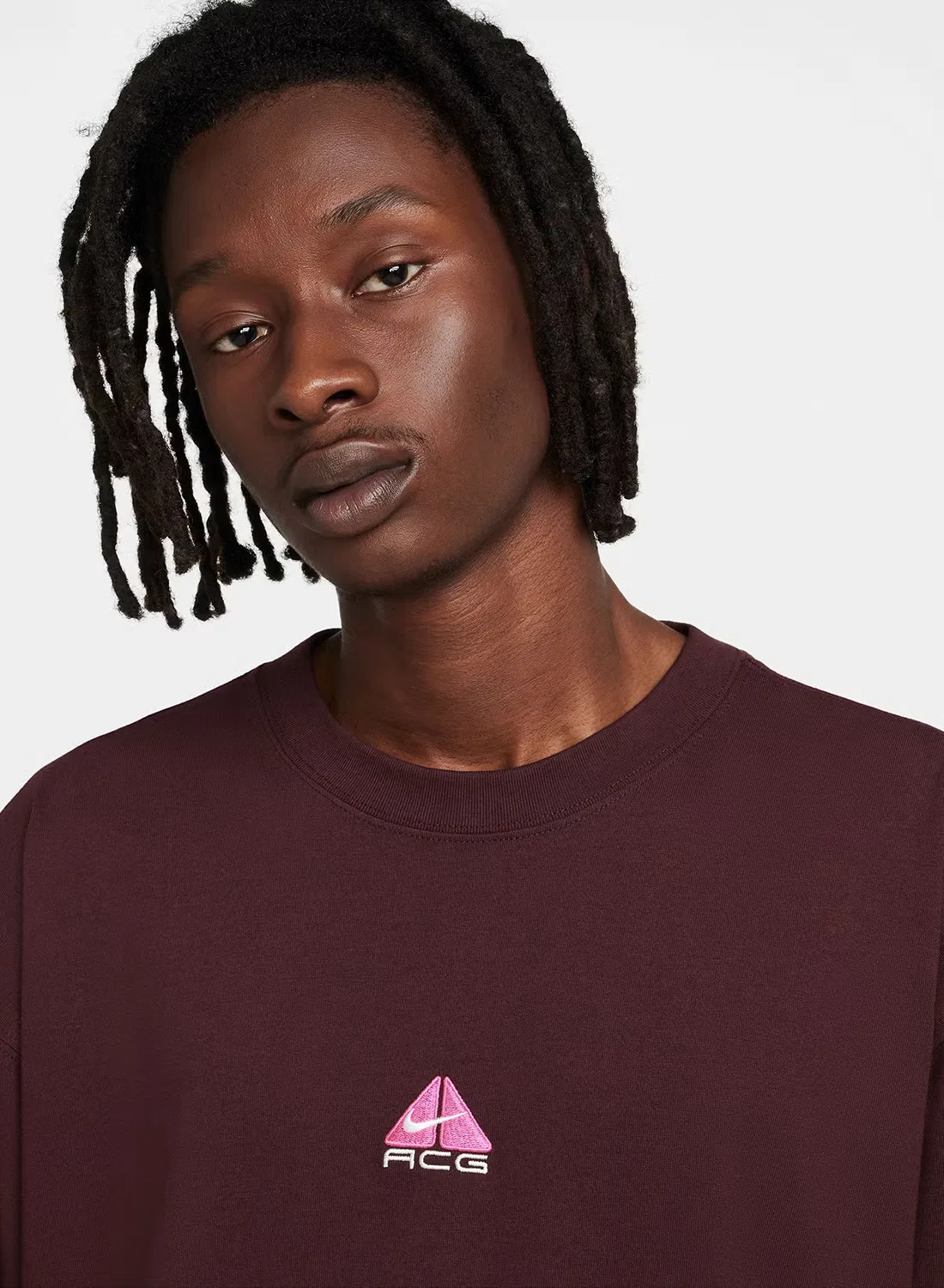 Футболка с длинным рукавом с принтом Acg lungs graphic Nike, красный — фото 3