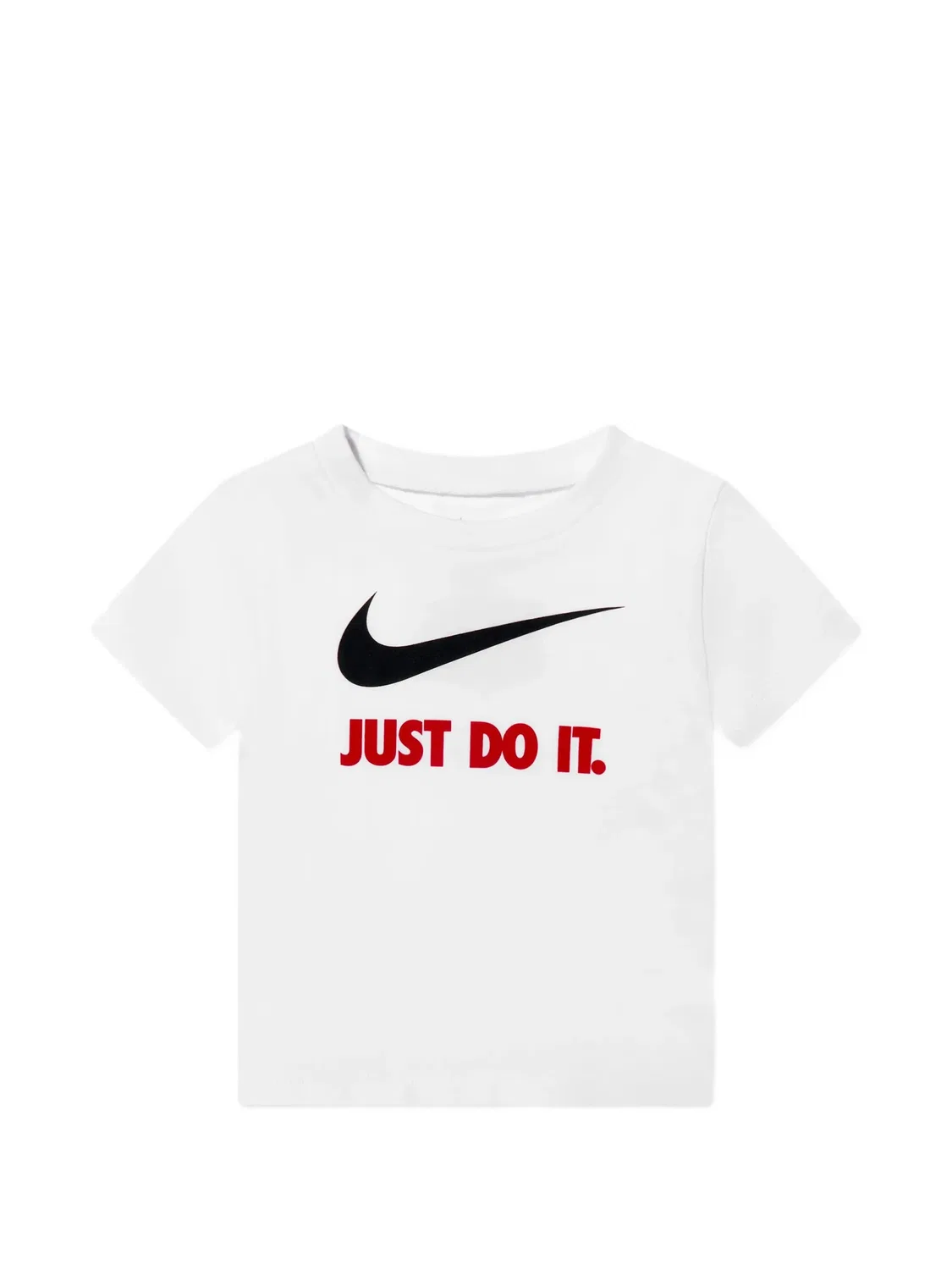 Хлопковая футболка с логотипом Nike Kids, белый