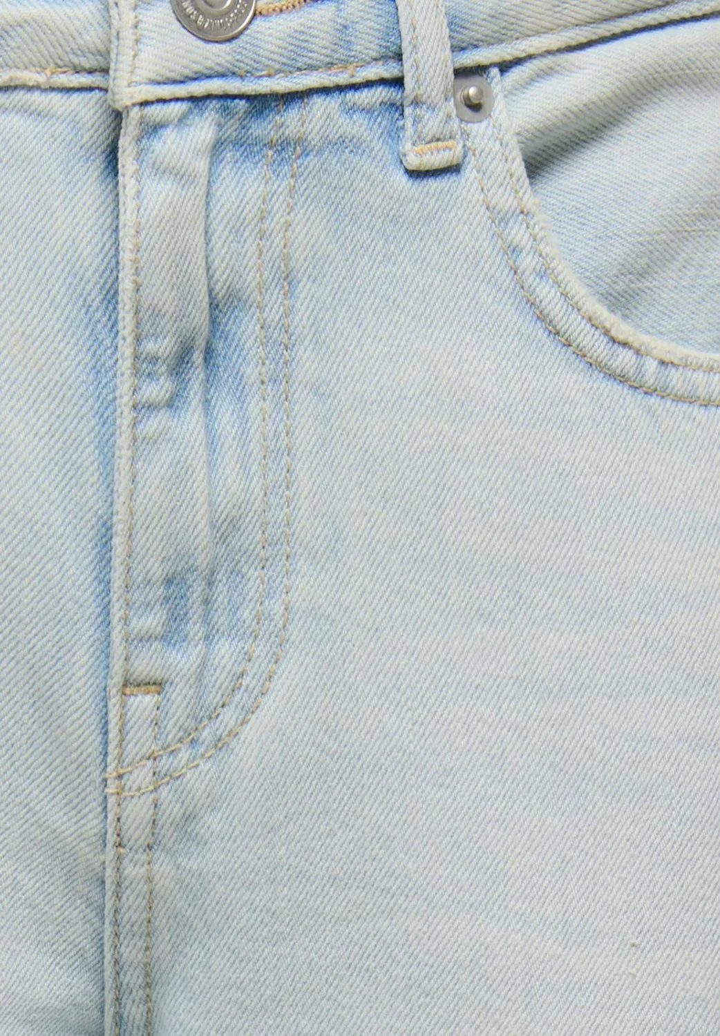 Джинсы прямого кроя, средней посадки, прямого кроя Only & Sons Junior, Light Blue Bleached Denim — фото 3