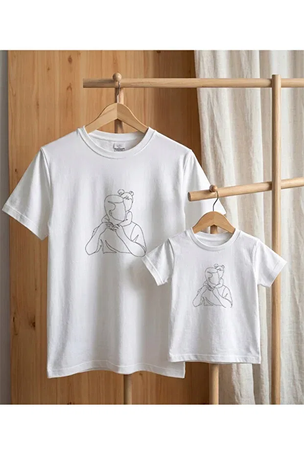 Детская футболка для мальчиков с принтом Dad - daughter special day concept Lorvex, White