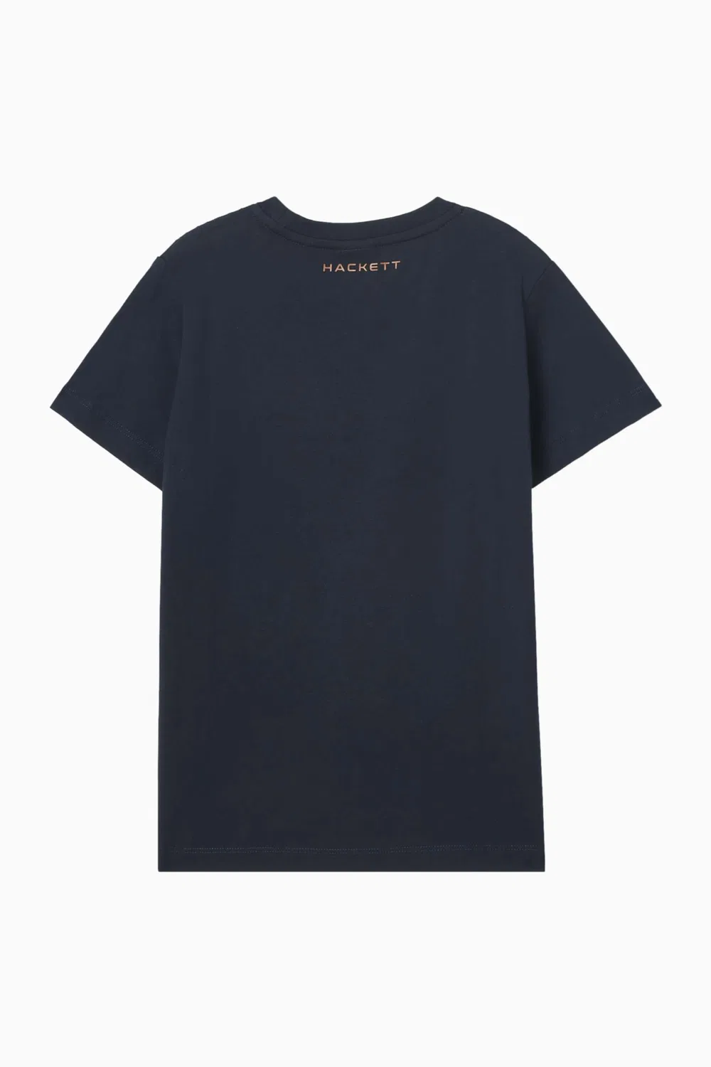 Футболка хлопковая Essentials Logo Hackett London, синий — фото 3