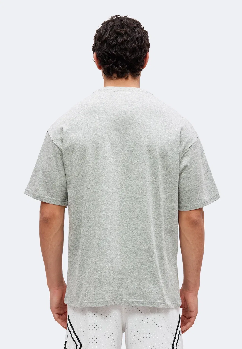 Стандартная спортивная футболка Nike Performance, Dark Grey Heather/Black — фото 3