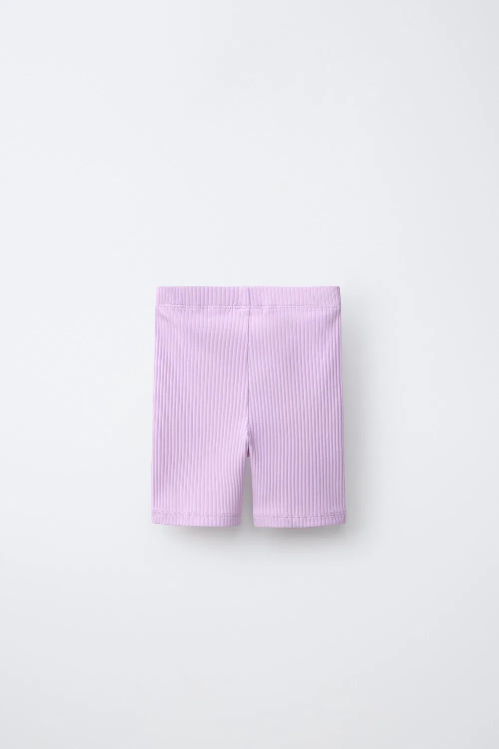 Велолеггинсы в рубчик с тисненым текстом ZARA, Mauve — фото 2