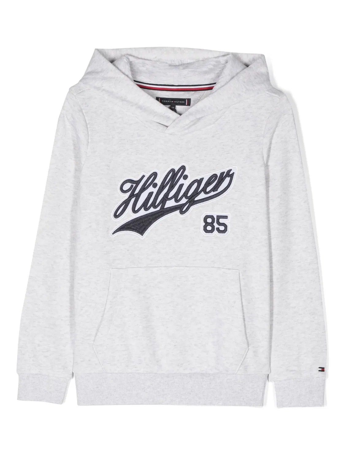 Худи с аппликацией логотипа Tommy Hilfiger, серый