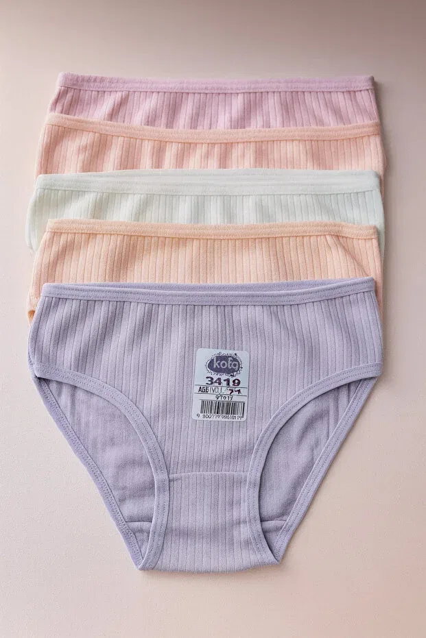 Детские трусы для девочек хлопковые комплект 5 штук Uğur Bebe, Asorti