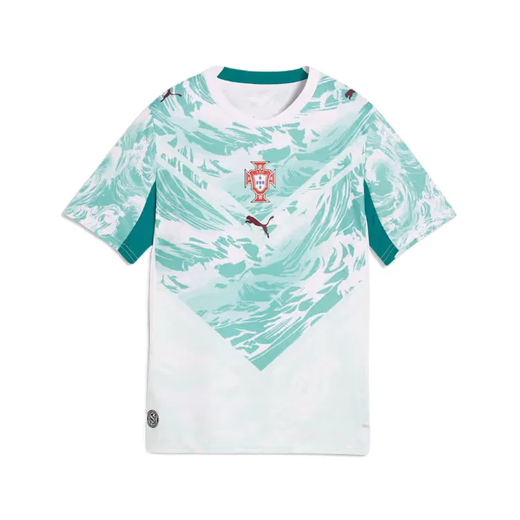 Детская спортивная футболка с круглым вырезом PUMA White Lagoon